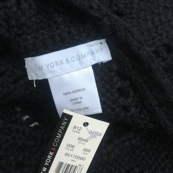 Women’s Infinity Scarf Black winter warm new - Picture 4 of 5